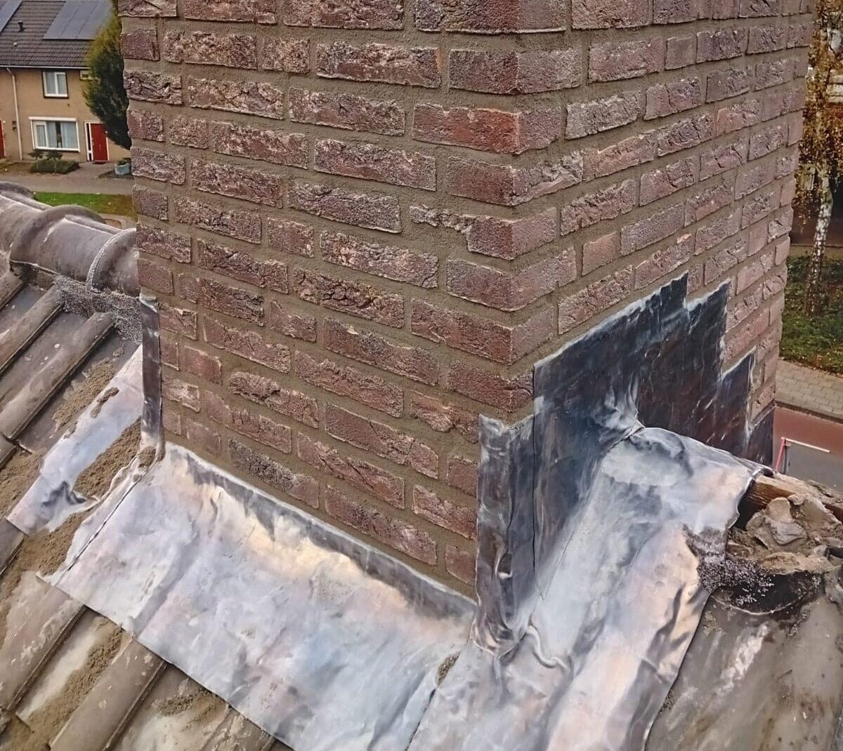 Voegwerk schoorsteen